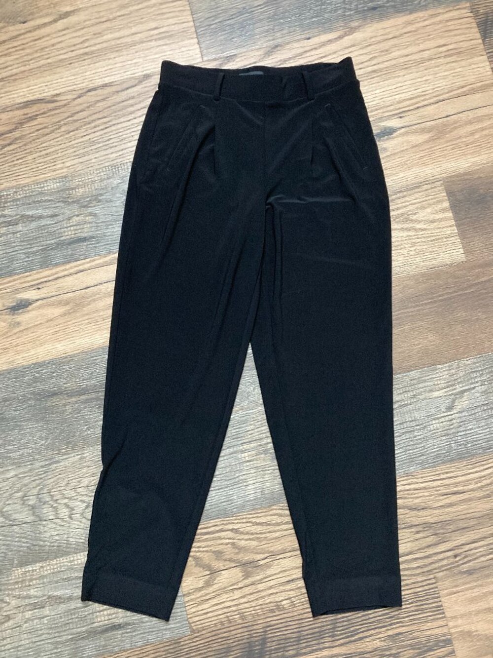 WHBM White House Black Market Tapered Ankle Pants Women's XS Black Stretch